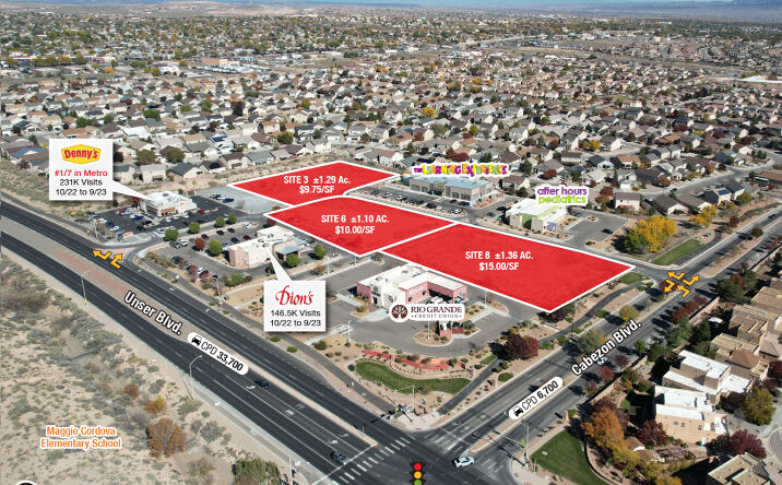 Pictures of Land property located at Unser Blvd & Cabezon Blvd NE, Albuquerque, NM 87124 for sales - image #1