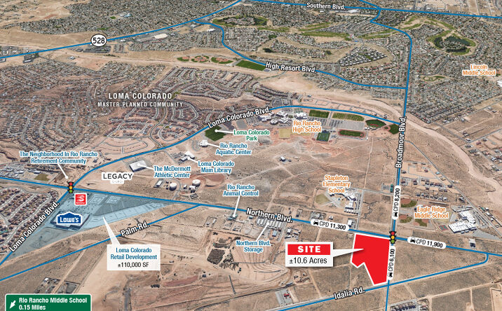 Pictures of Land property located at NEC Northern Blvd. NE & Broadmoor Blvd. NE, Rio Rancho, NM 87124 for sales - image #1