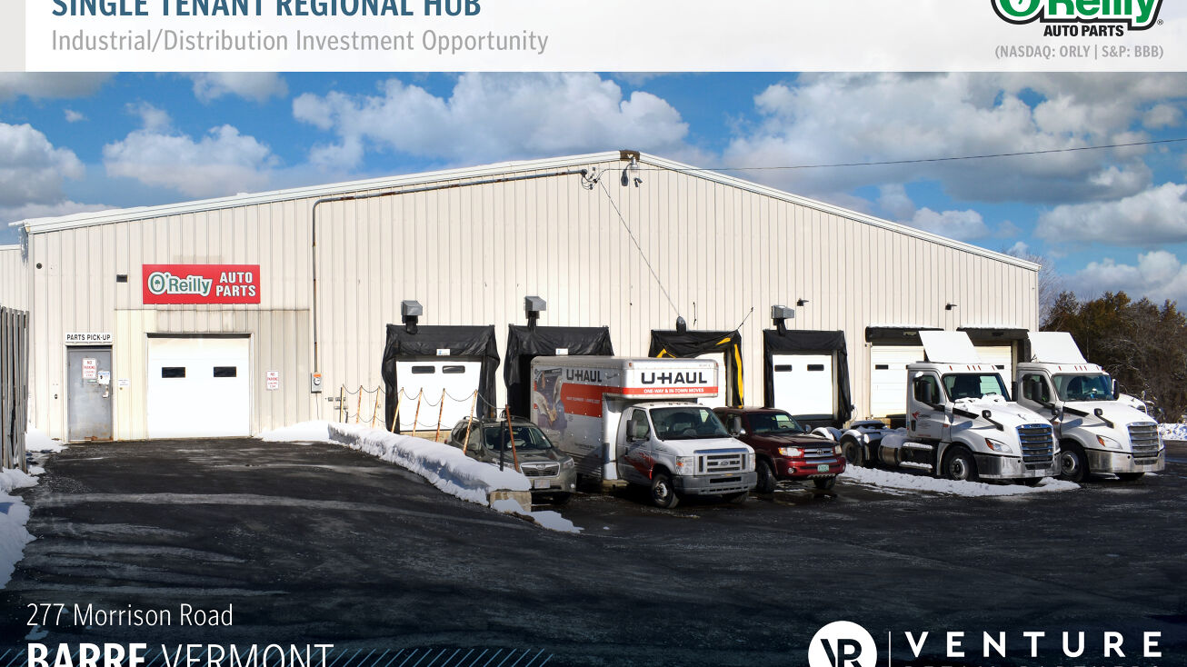 277 Morrison Rd Barre Vt Industrial Property For Sale O Reilly Regional Hub Distribution Center