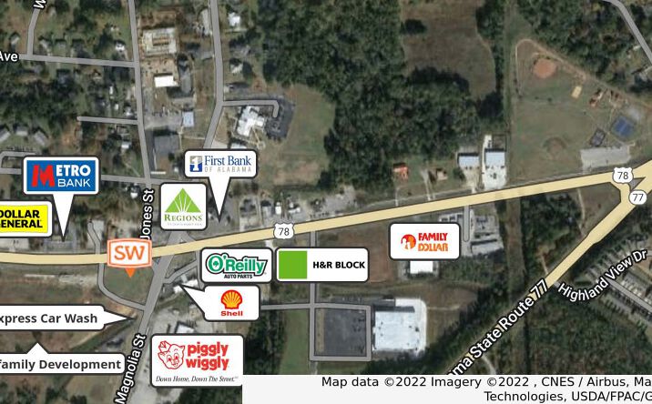 Pictures of Land property located at US-78, Lincoln, AL 35096 for comps - image #1