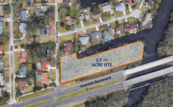 Pictures of Land property located at NE Corner of W. Granada Boulevard & Bayberry Drive, Ormond Beach, FL 32174 for sales - image #1