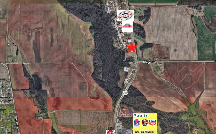 Pictures of Land property located at 12703 Highway 231/431, Hazel Green, AL 35759 for sales - image #1