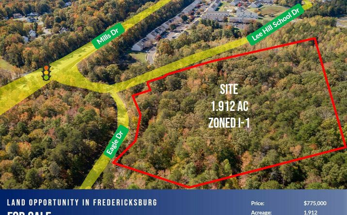Pictures of Land property located at 3401 Lee Hill School Drive Route 636 Tax Map Parcel 37-A-19A, Fredericksburg, VA 22407 for sales - image #1