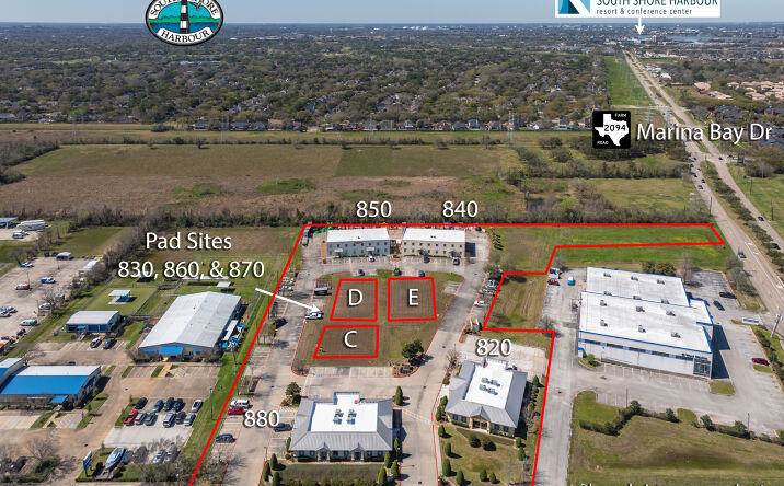 Pictures of Retail, Office, Industrial property located at 860 Lawrence Rd, Kemah, TX 77565 for sales - image #1
