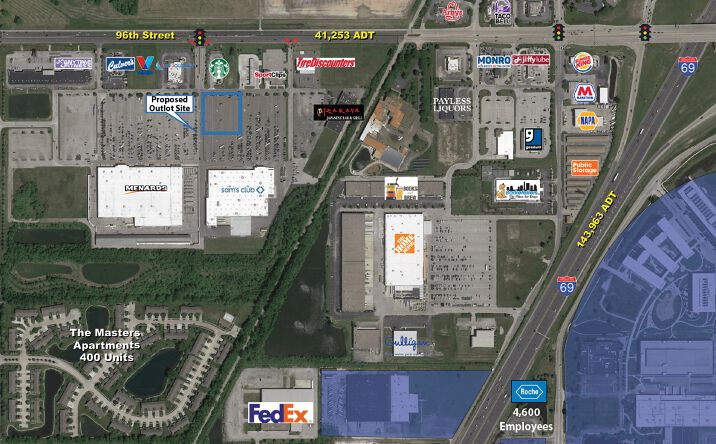 Pictures of Land property located at 7235 East 96th Street, Indianapolis, IN 46250 for sales - image #1