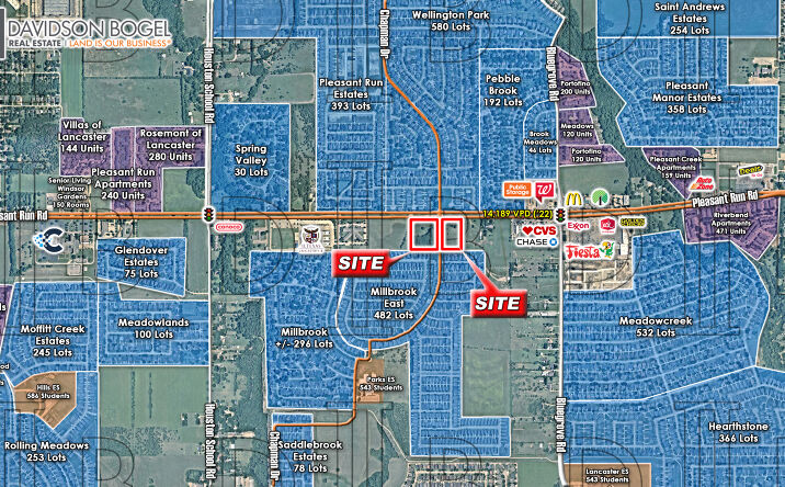 Pictures of Land property located at SEC & SWC - Pleasant Rd. & Chapman Dr., Lancaster, TX 75134 for sales - image #1