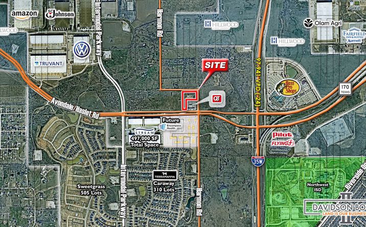 Pictures of Land property located at NWC - Harmon Rd. & Future Haslet Pkwy., Haslet, TX 76052 for sales - image #1