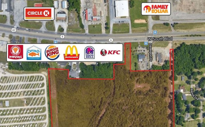 Pictures of Land property located at W South Blvd, Montgomery, AL 36105 for sales - image #1