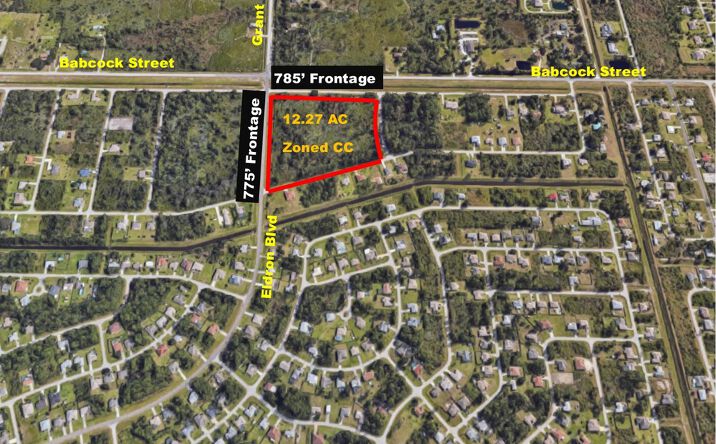 Pictures of Land property located at Babcock Street and Eldron Blvd SE, Palm Bay, FL 32909 for sales - image #1