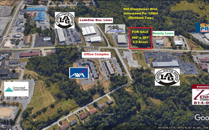 Pictures of Land property located at 960 Eisenhower Blvd, Johnstown, PA 15904 for sales - image #1