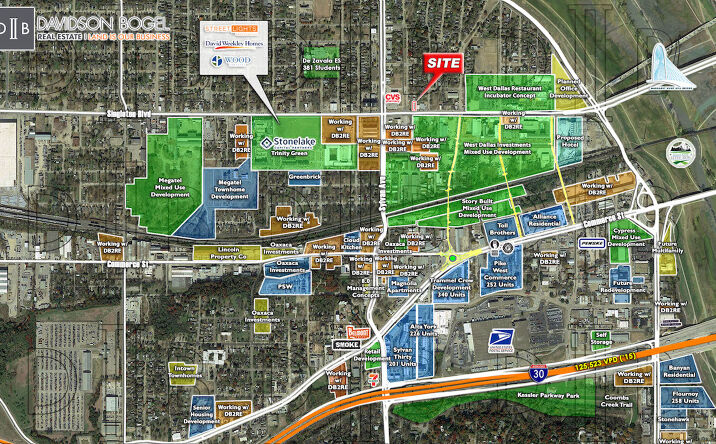 Pictures of Land property located at 615 Singleton Blvd, Dallas, TX 75212 for sales - image #1