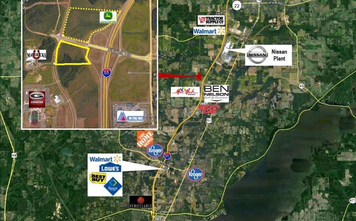 Pictures of Land property located at Calhoun Commerce Park, Canton, MS 39110 for sales - image #1