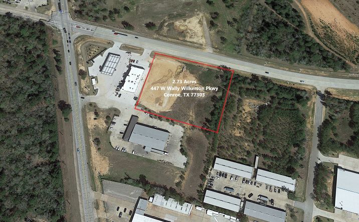 Pictures of Land property located at 447 W Wally Wilkerson Parkway, Conroe, TX 77303 for sales - image #1