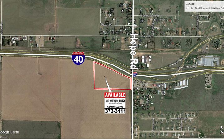 Pictures of Land property located at I-40 & Hope Rd SWC, Amarillo, TX 79124 for sales - image #1