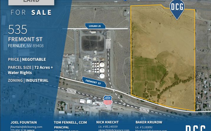 Pictures of Land property located at 535 Fremont St, Fernley, NV 89408 for sales - image #1