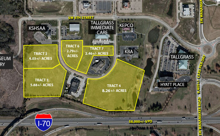 Pictures of Land, Office, Retail property located at 6th Street and Wanamaker Rd, Topeka, KS 66615 for sales - image #1
