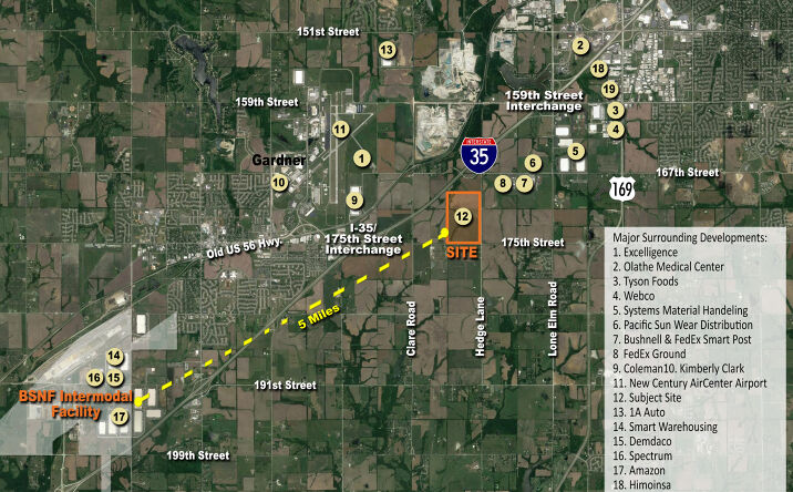 Pictures of Retail, Land property located at 175th Street & Hedge Lane, Olathe, KS 66062 for sales - image #1