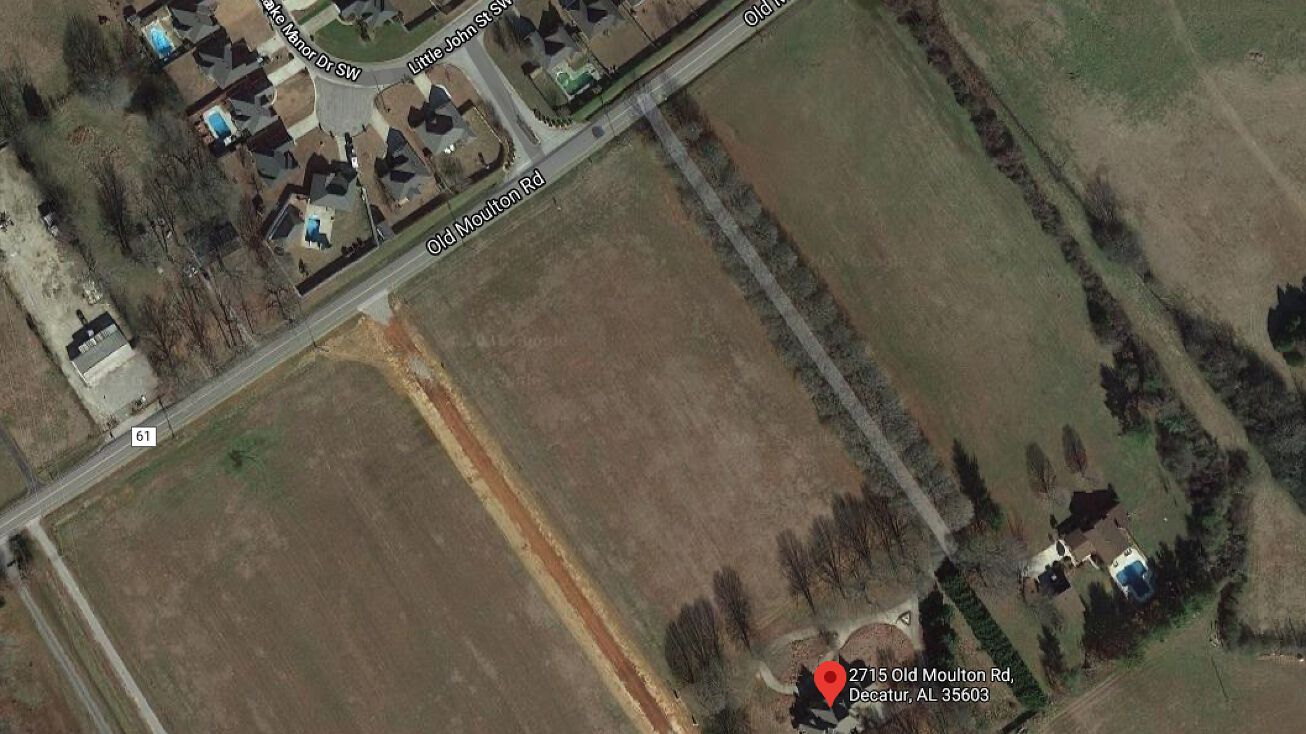 Old Moulton Rd, Decatur, AL 35603 Land for Sale 5 +\ Acre Land