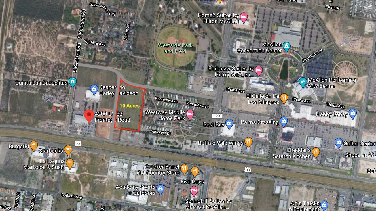 Market Center Drive, McAllen, TX 78501 Land for Sale 10 Acre Big