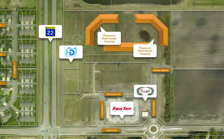 Pictures of Land property located at Hoffman Road & State Highway 22 - Lot I, Mankato, MN 56001 for sales - image #1