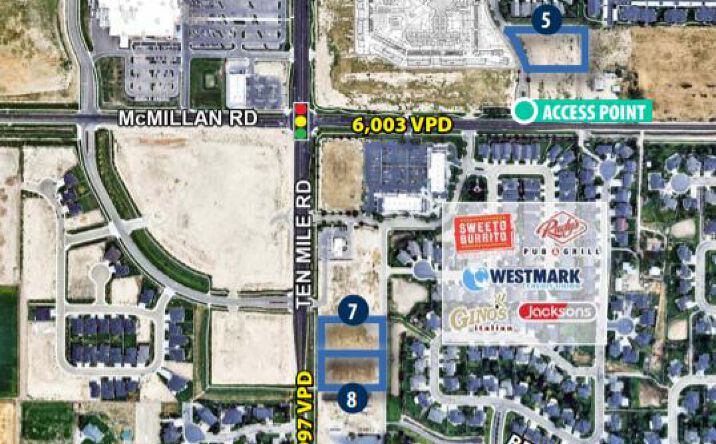 Pictures of Land property located at 3015 W. McMillan Road, Meridian, ID 83642 for comps - image #1