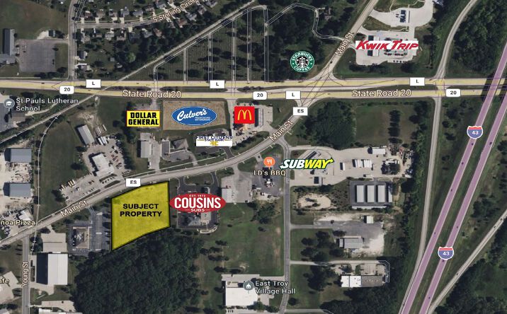 Pictures of Land property located at Lot 1 Main St, East Troy, WI 53120 for sales - image #1