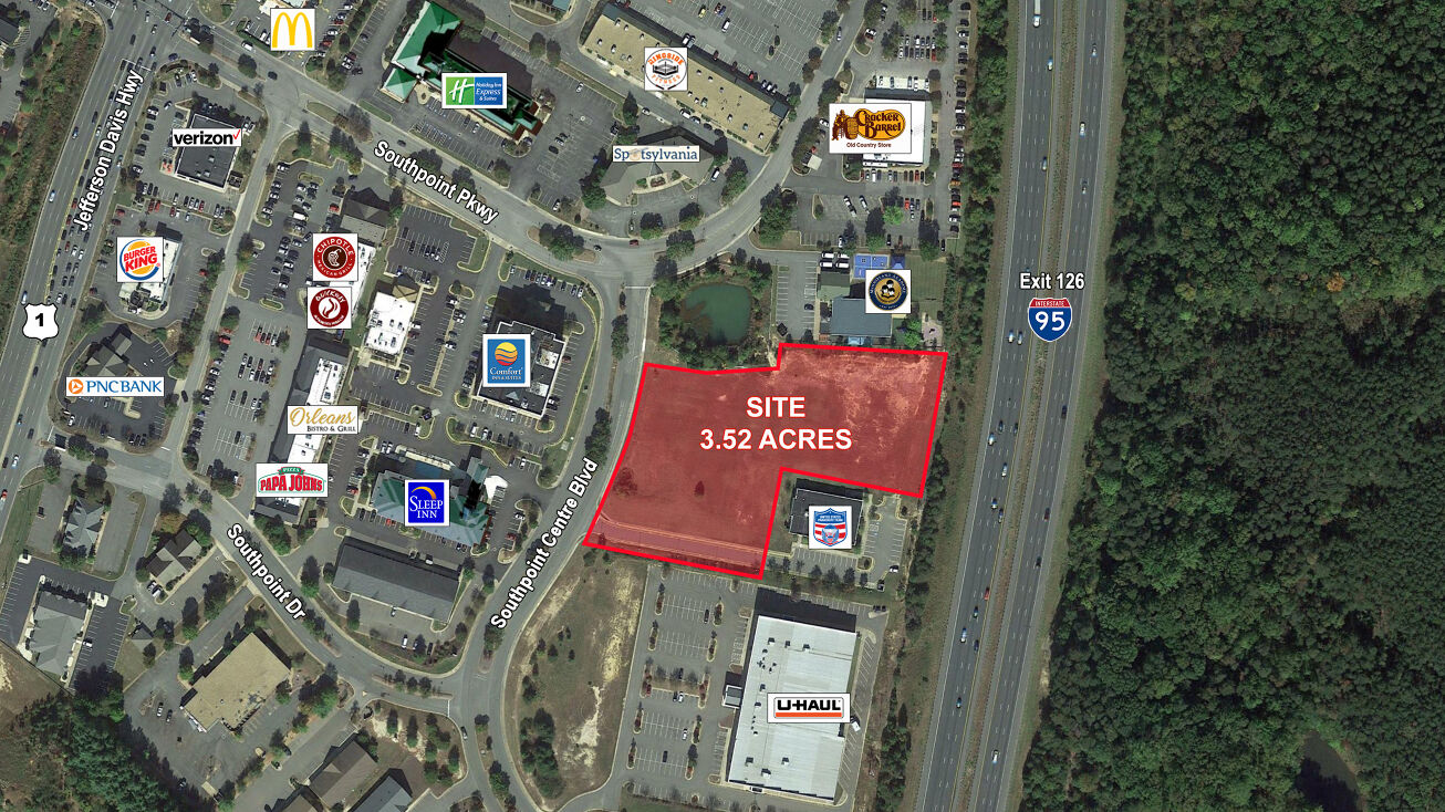 5405 Southpoint Centre Blvd, Fredericksburg, VA 22407 Land for Sale