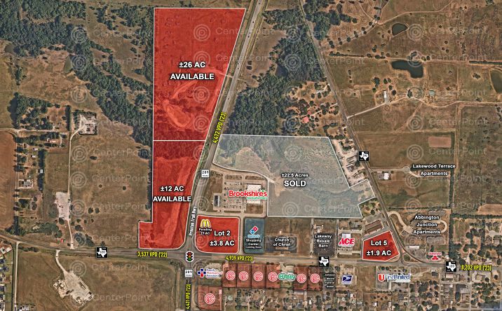 Pictures of Land property located at NEQ & NWQ of Preston Rd/Hwy 289 & FM 120, Pottsboro, TX 75076 for sales - image #1
