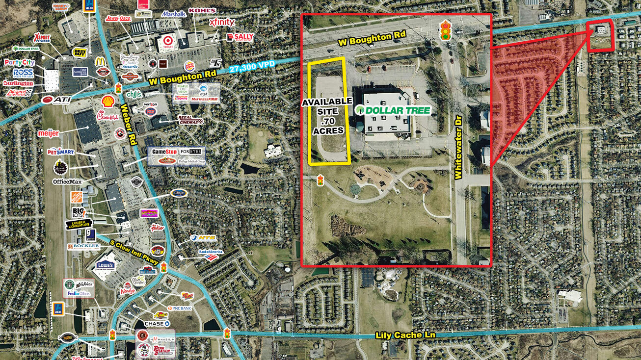 SWC Boughton Rd and Whitewater Drive, Bolingbrook, IL 60440