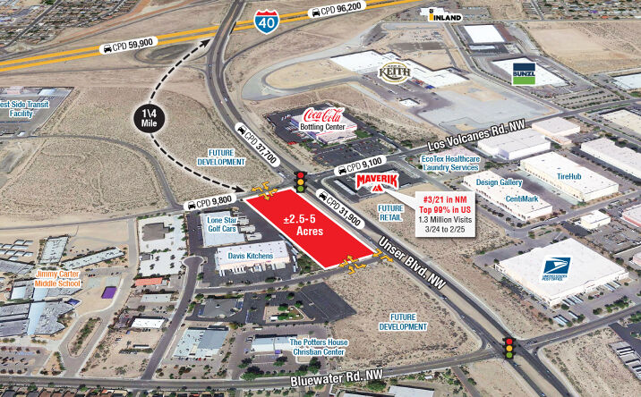 Pictures of Land property located at SWC Unser Blvd. & Los Volcanes, Albuquerque, NM 87121 for sales - image #1