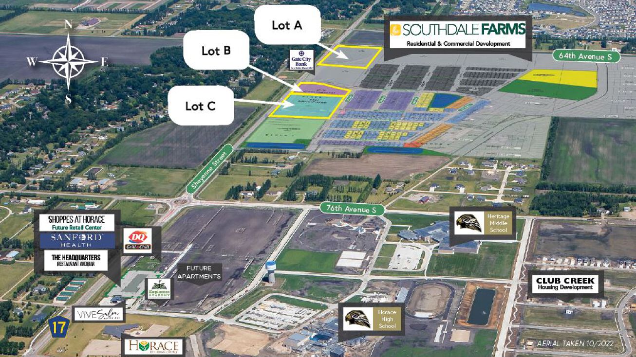 Co Rd 17 & Christianson Blvd, Horace, ND 58047 Land for Sale Southdale Farms Mixed Use Land