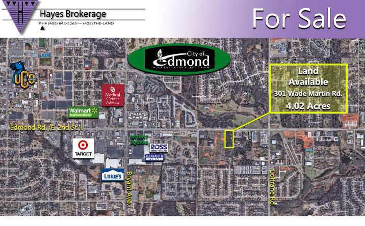 Pictures of Land property located at 301 Wade Martin Rd, Edmond, OK 73034 for sales - image #1