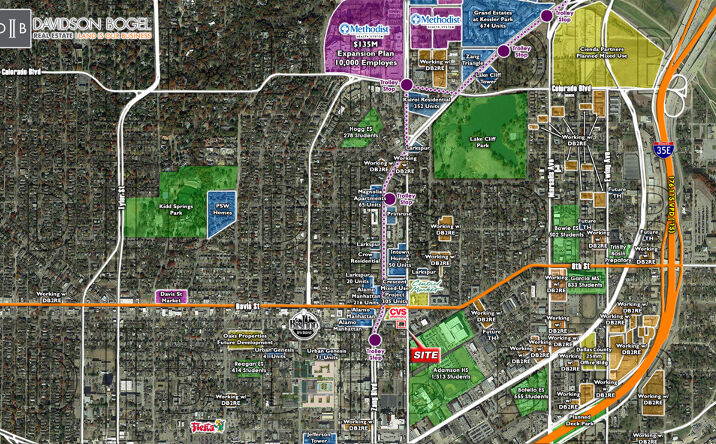 Pictures of Land property located at Beckley & 7th, Dallas, TX 75203 for sales - image #1