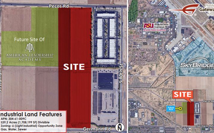 Pictures of Land property located at 7839 E Pecos Rd, Mesa, AZ 85212 for comps - image #1