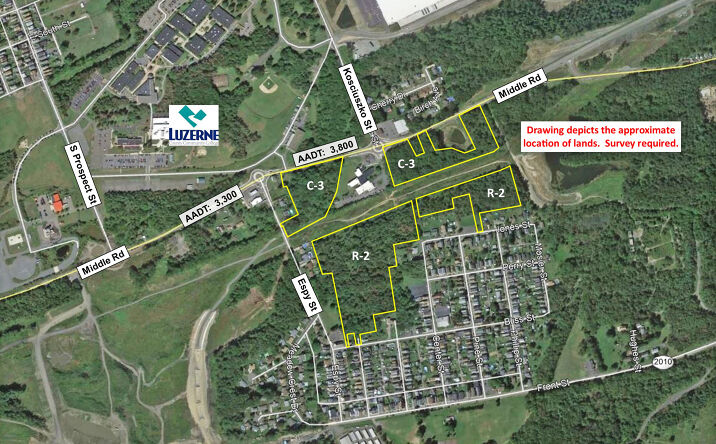 Pictures of Land property located at Corner Middle Road and Espy Street, Nanticoke, PA 18634 for sales - image #1