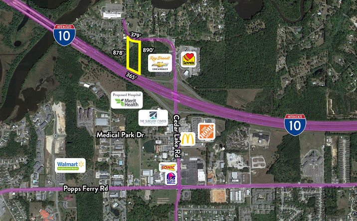 Pictures of Land property located at 11489 Cedar Lake Rd, Biloxi, MS 39532 for sales - image #1