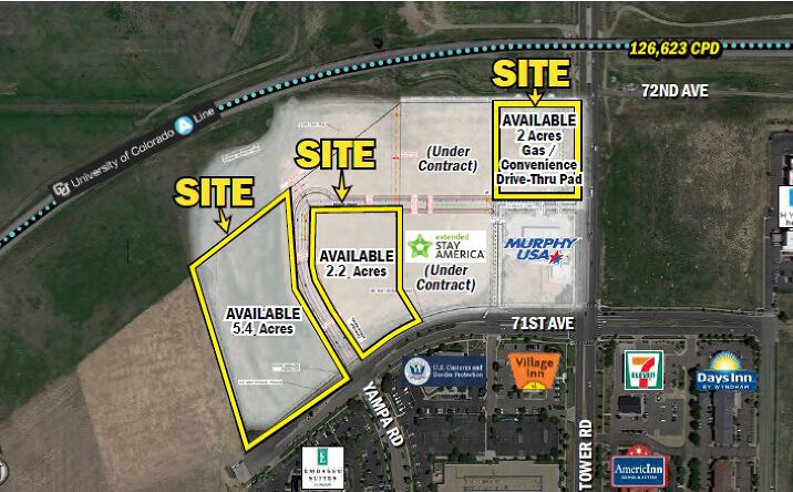 Pictures of Land property located at 72nd Ave & Tower Rd, Denver, CO 80249 for sales - image #1