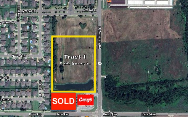 Pictures of Land property located at Reno & Cemetery Rd, Yukon, OK 73099 for sales - image #1