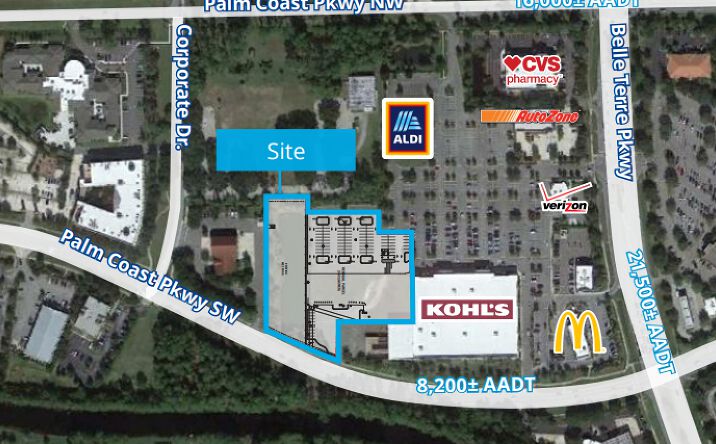 Pictures of Land property located at Palm Coast Pkwy SW, Palm Coast, FL 32137 for sales - image #1