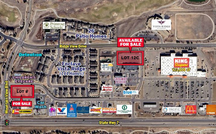 Pictures of Land, Retail property located at 1891 State Highway 7, Erie, CO 80516 for sales - image #1