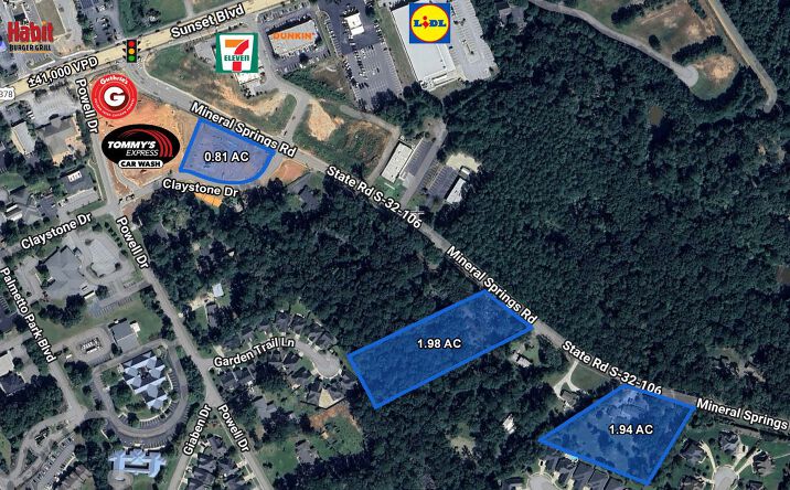 Pictures of Land property located at 2418-2484 Mineral Springs Rd, Lexington, SC 29072 for sales - image #1