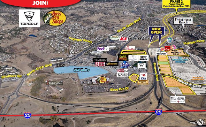 Pictures of Land, Mixed Use, Retail property located at Powers Blvd, Colorado Springs, CO 80901 for sales - image #1