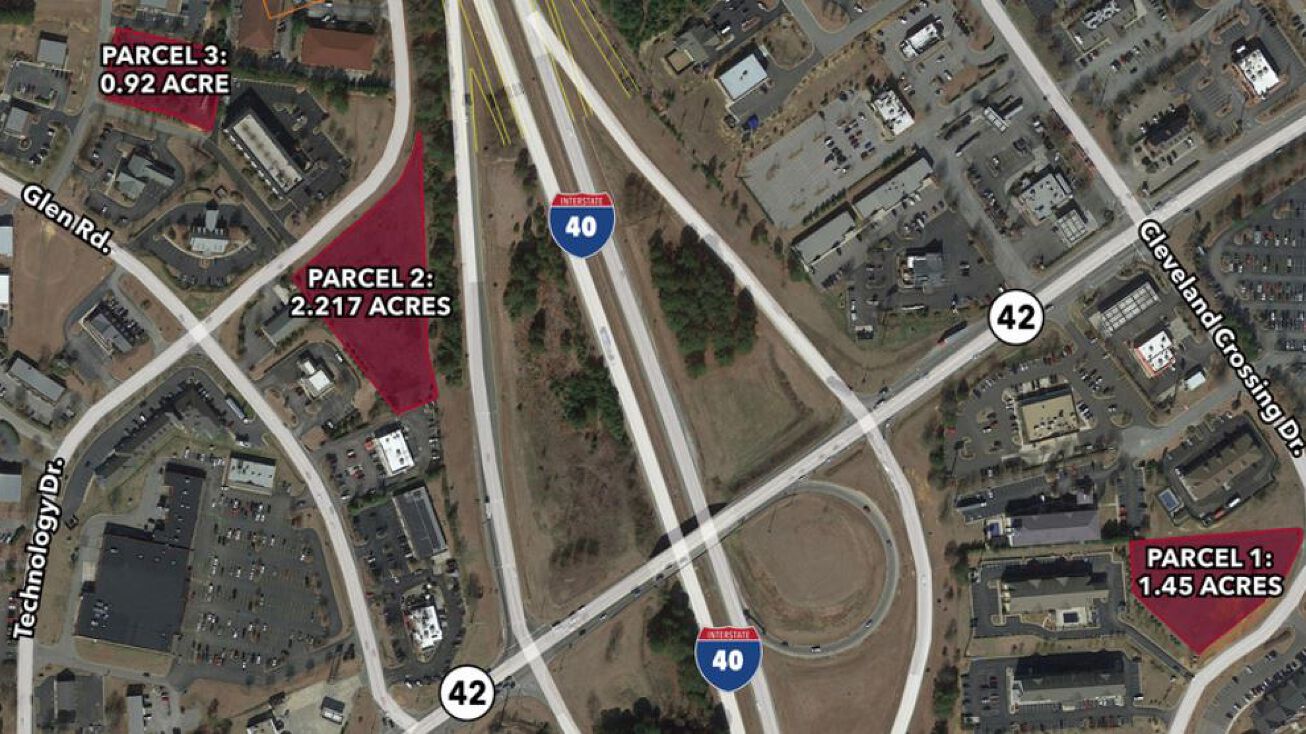 I40/HWY. 42, Garner, NC 27529 Land for Sale I40/HWY. 42 Parcel 1
