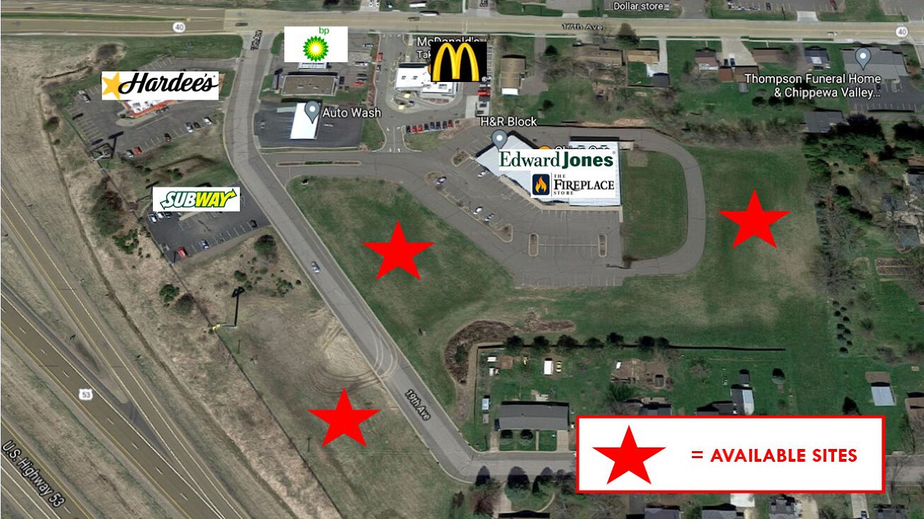 19th Ave, Bloomer, WI 54724 Land for Sale West Town Mall Outlots