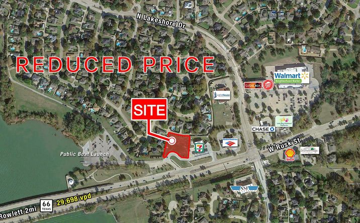 Pictures of Land property located at 1050 W Rusk St, Rockwall, TX 75087 for sales - image #1