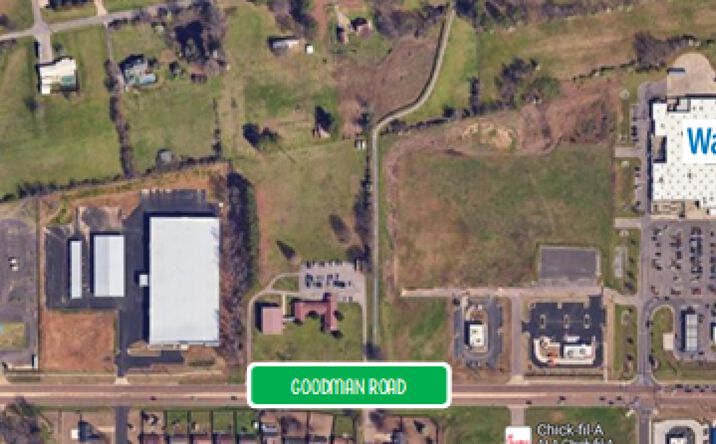 Pictures of Land property located at 4578 Goodman Rd W, Horn Lake, MS 38637 for sales - image #1