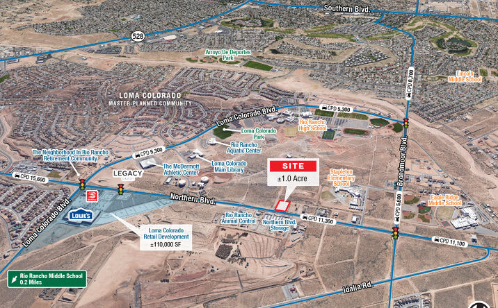 Pictures of Land property located at Northern Blvd & Moccasin, Rio Rancho, NM 87124 for sales - image #1