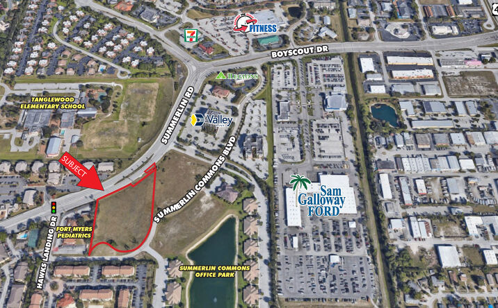 Pictures of Land property located at Summerlin Commons Blvd, Fort Myers, FL 33907 for sales - image #1