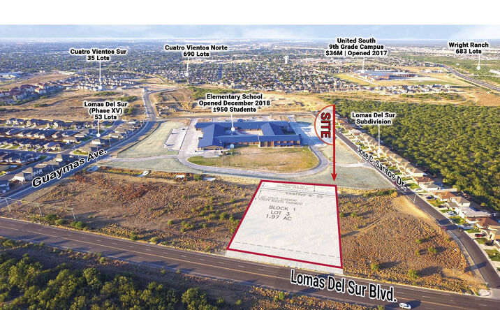 Pictures of Land property located at 3614 Lomas Del Sur Boulevard, Laredo, TX 78046 for sales - image #1