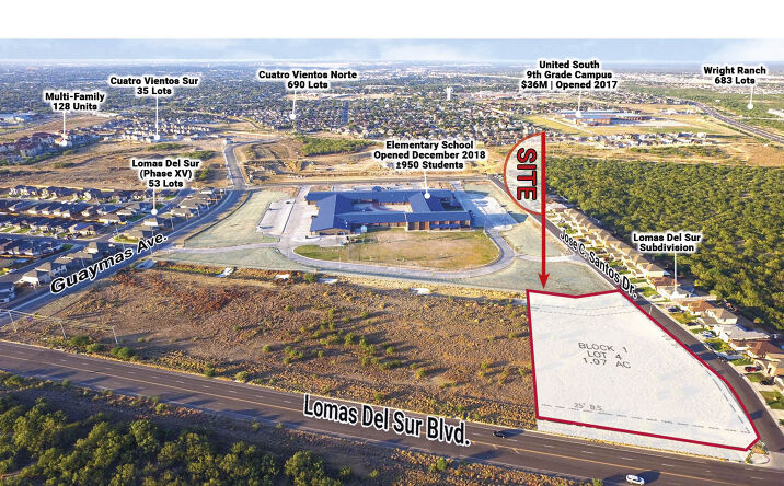Pictures of Land property located at 3620 Lomas Del Sur Boulevard, Laredo, TX 78046 for sales - image #1
